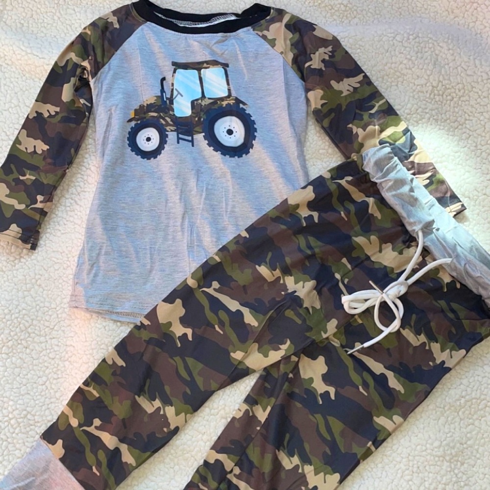 Camo Tractor Set